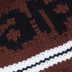 Carpet Knit Beanie - Brown