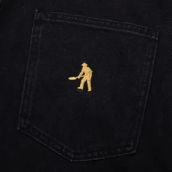 Pass~Port Blended Recycled Cotton Workers Club Jean Short - Washed Bla