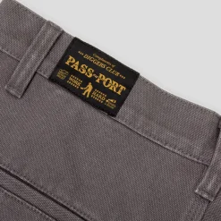 Pass~Port Double Knee Diggers Club Short - Charcoal