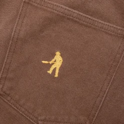 Pass~Port Double Knee Diggers Club Short - Washed Brown