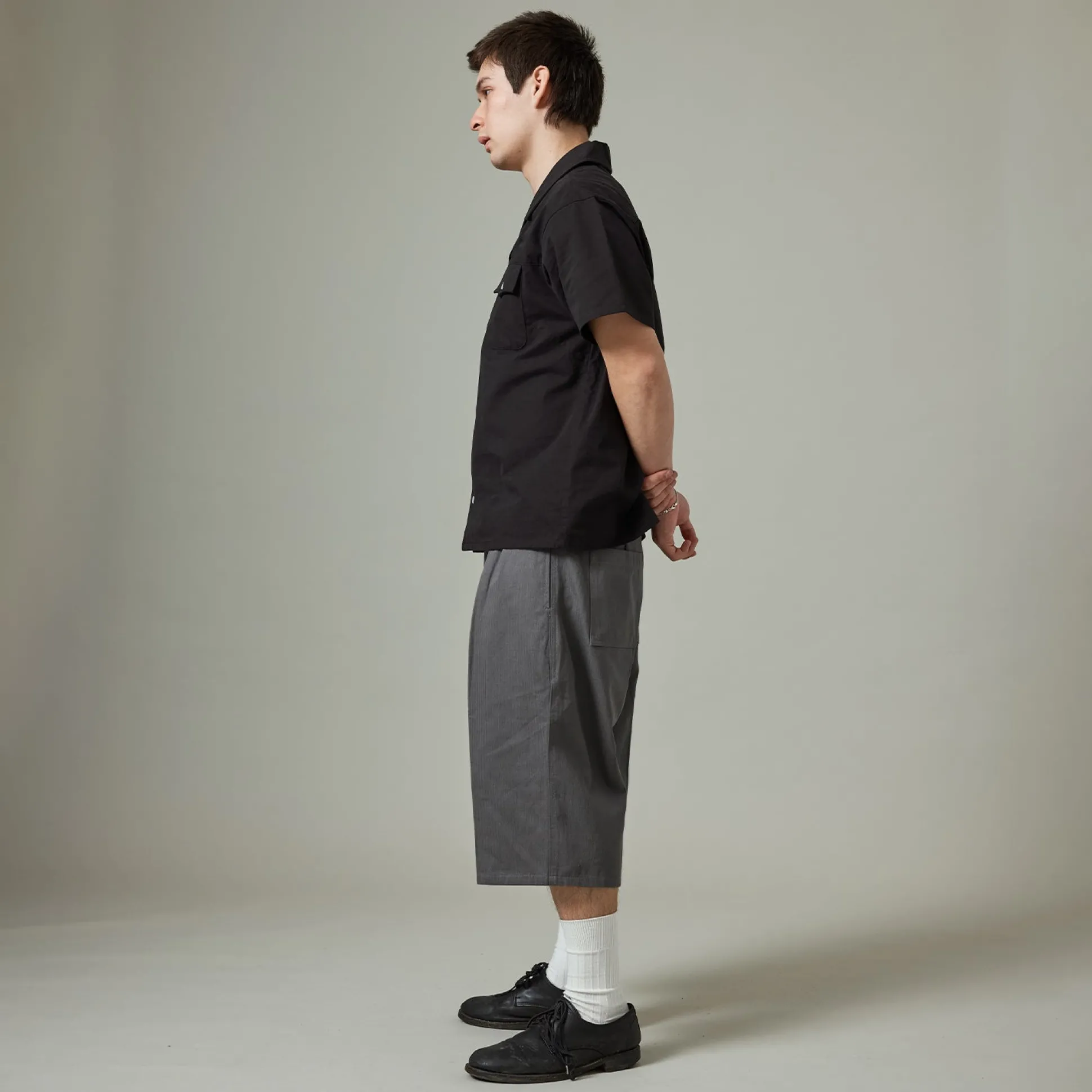 Pass~Port Herringbone Leagues Club Short - Grey