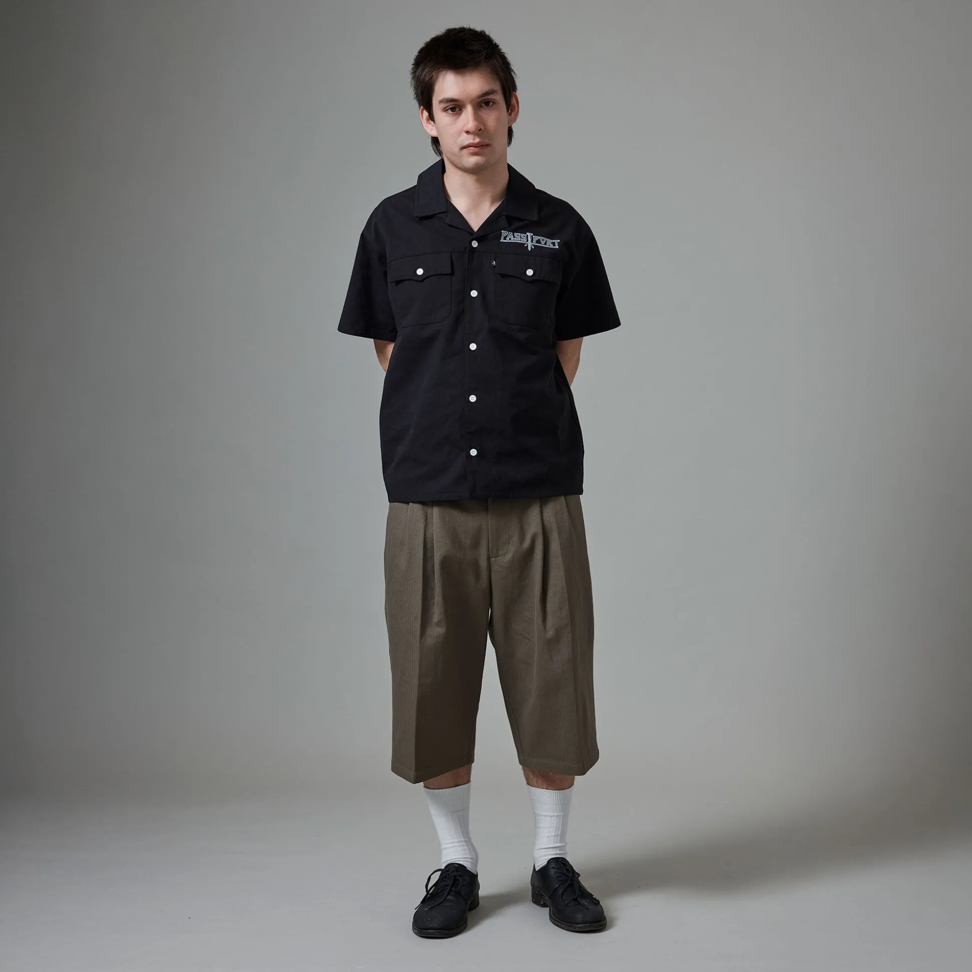 Pass~Port Herringbone Leagues Club Short - Olive