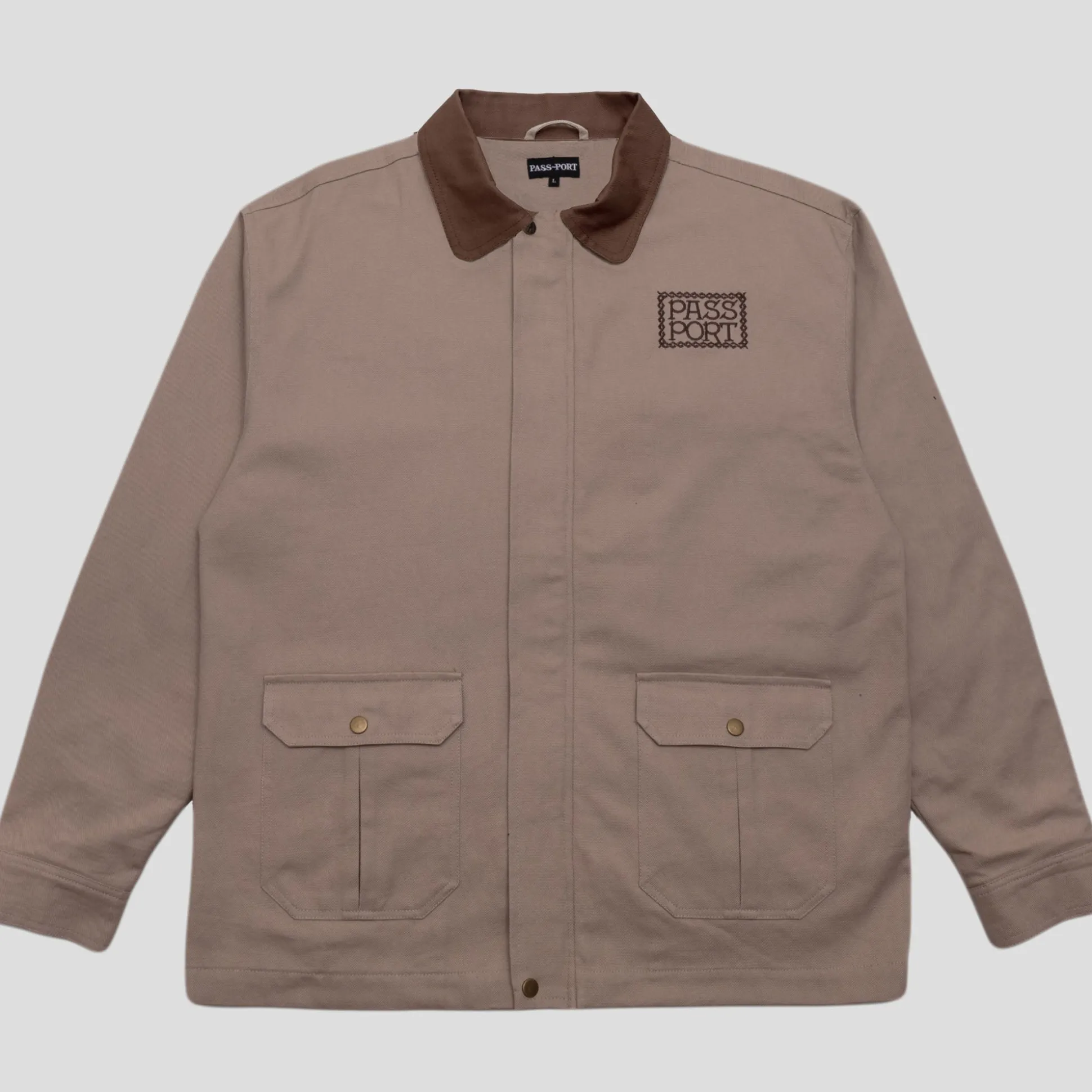 Pass~Port Invasive Logo Yard Jacket - Khaki