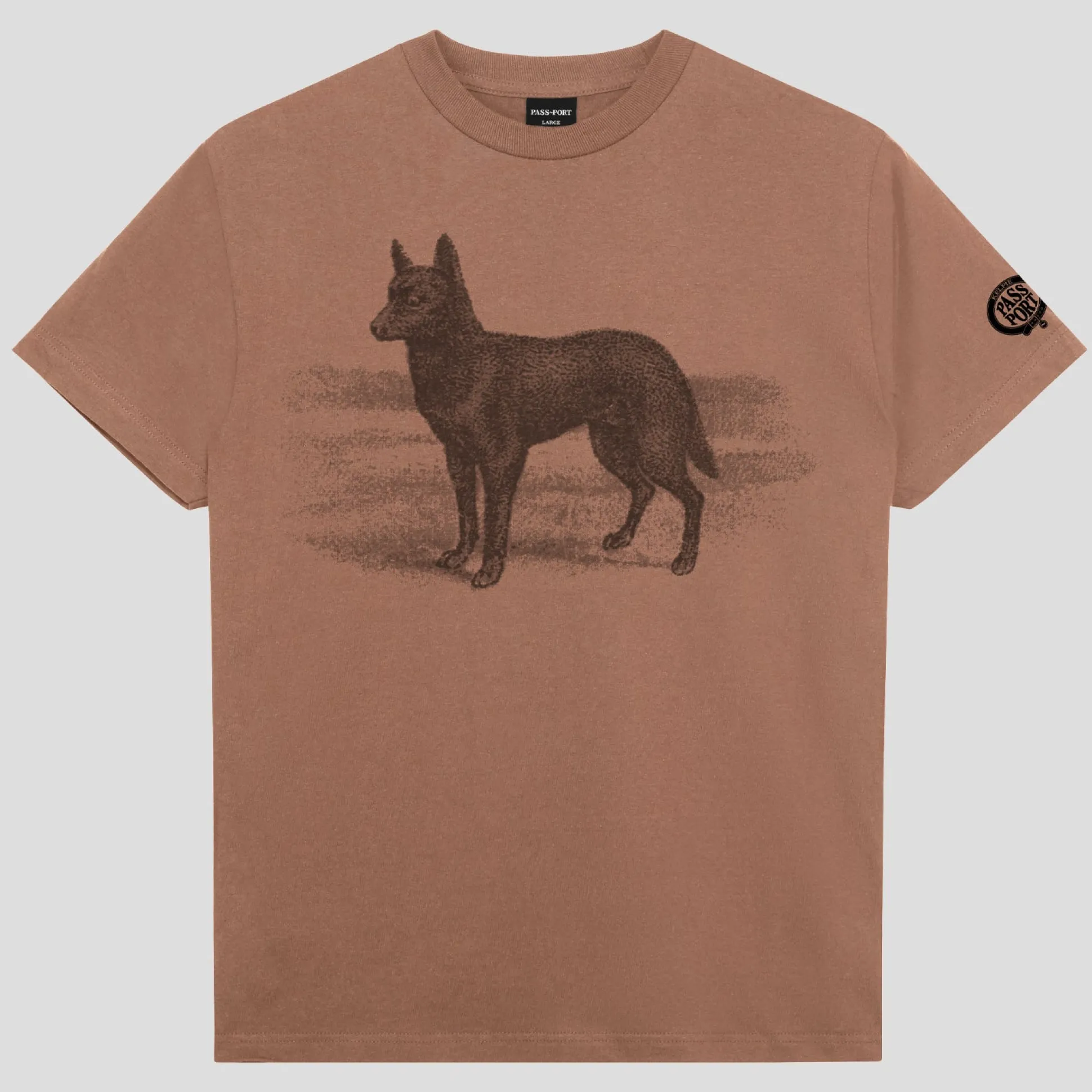 Pass~Port Kelpie Tee - Dusty Brown