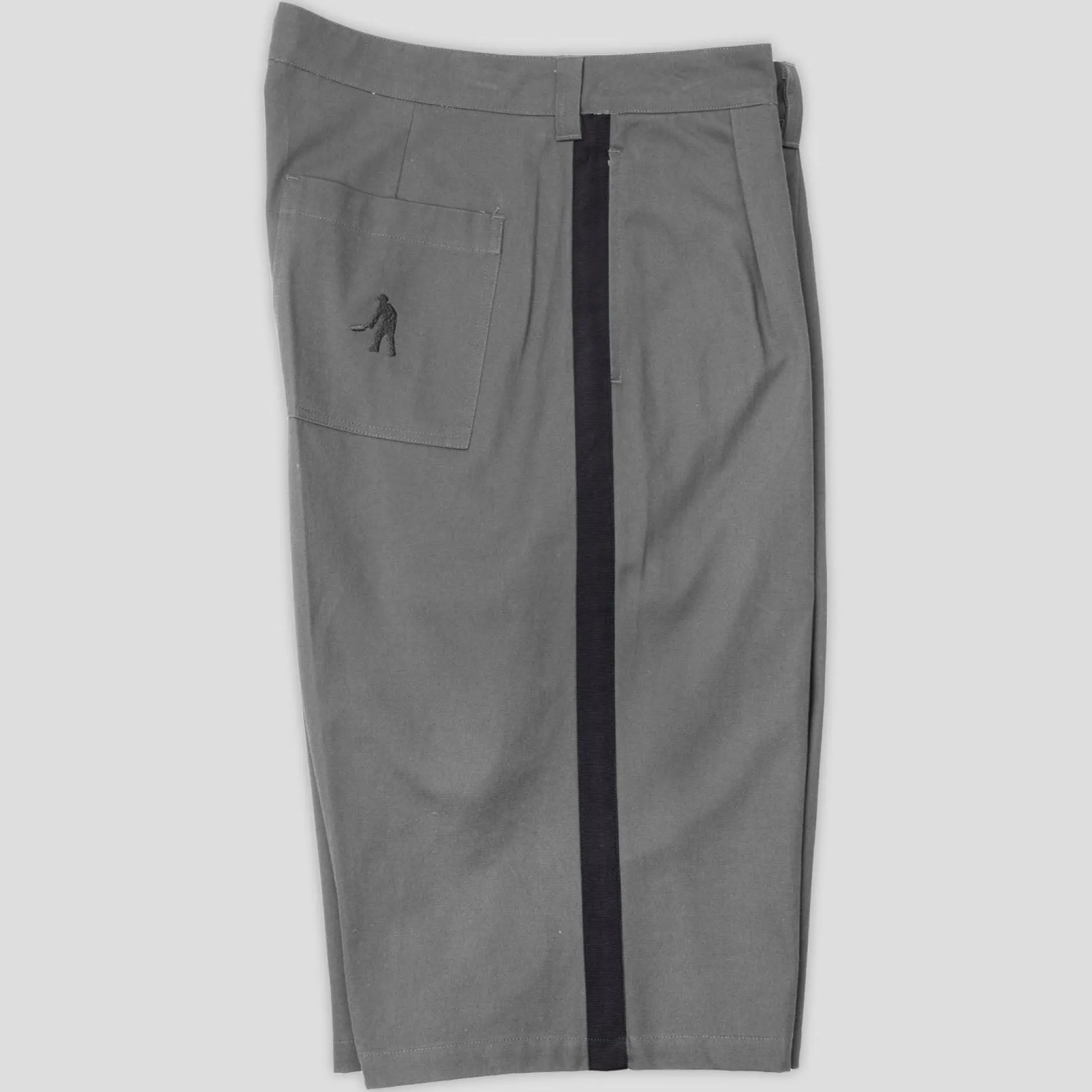 Pass~Port Leagues Club Striped Short - Grey / Black