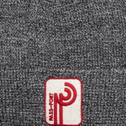 Pass~Port Long Con Waffle Knit Beanie - Grey Speckle
