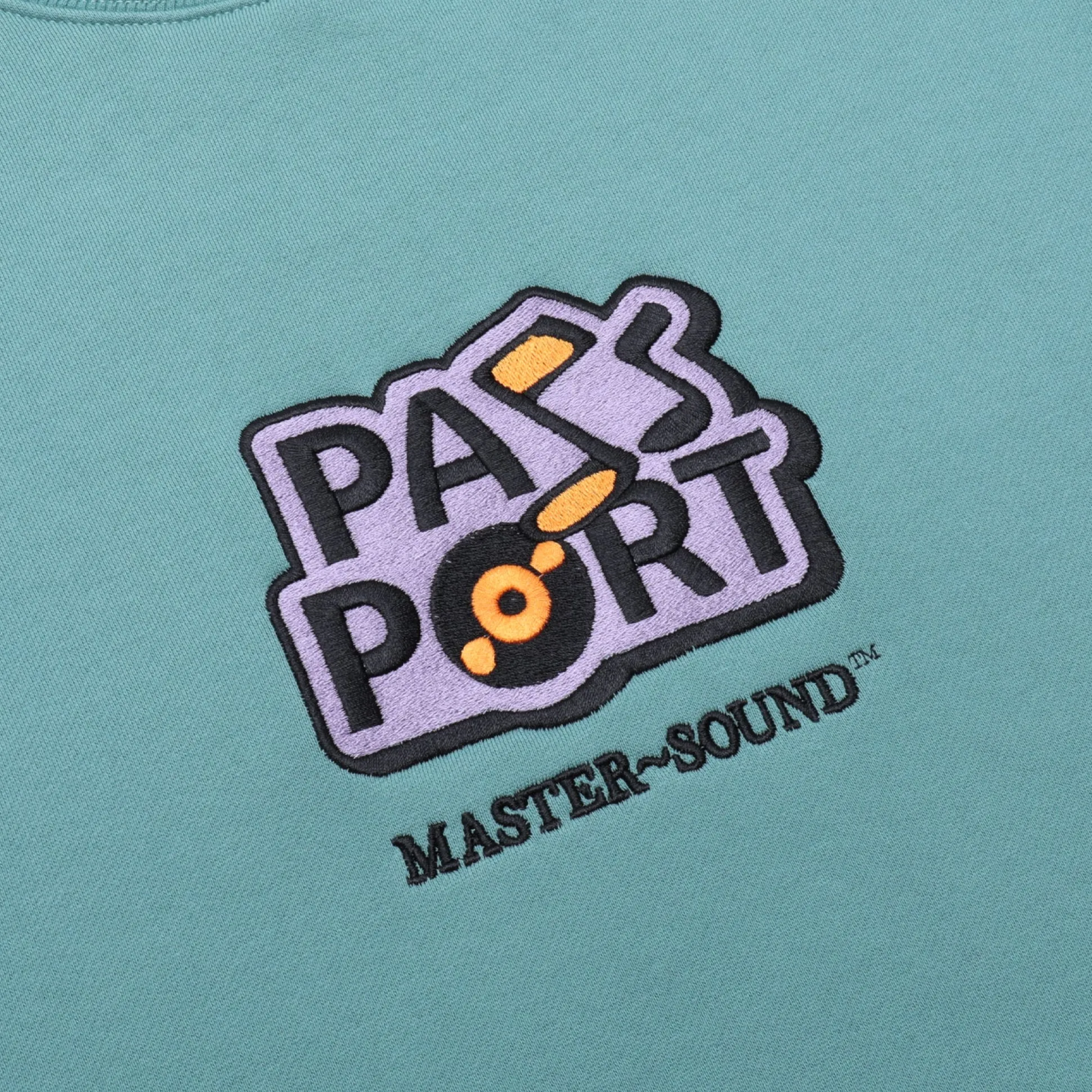 Pass~Port Master~Sounds Sweater - Washed Out Teal