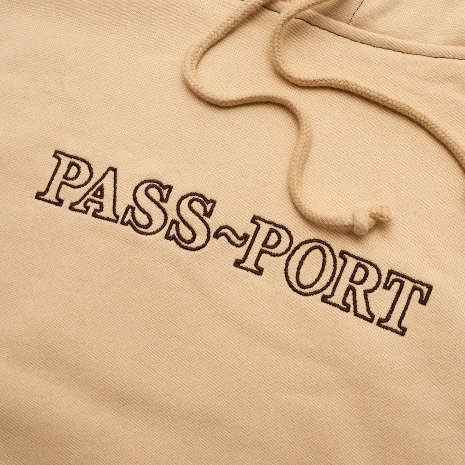 Pass~Port Official Organic Cotton Hoodie - Sand