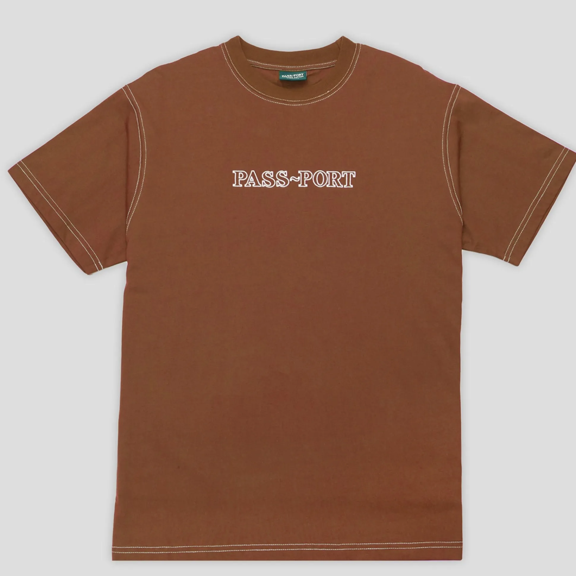 Pass~Port Official Organic Cotton Tee - Deep Rust