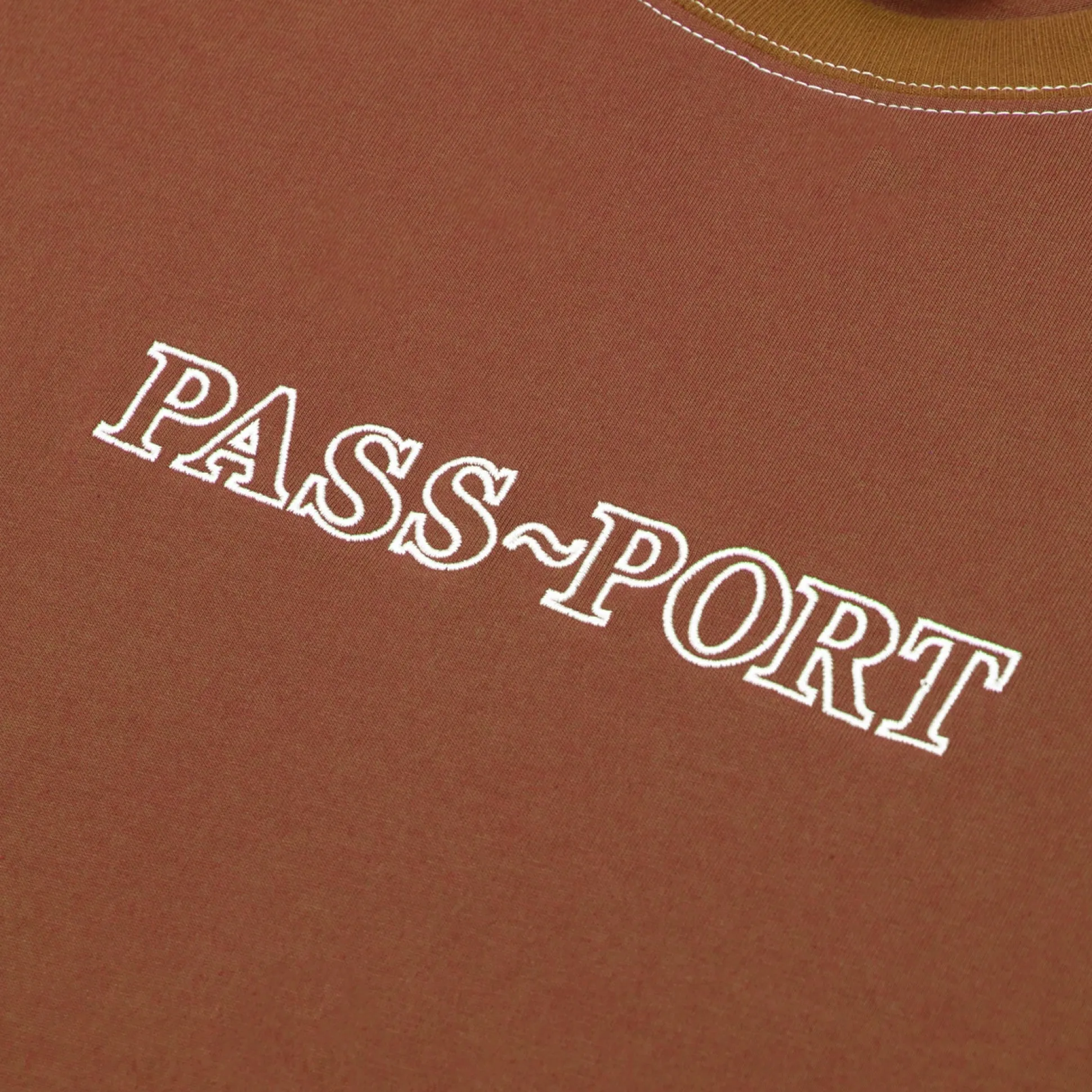Pass~Port Official Organic Cotton Tee - Deep Rust