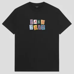 Pass~Port Patchwork Tee - Black