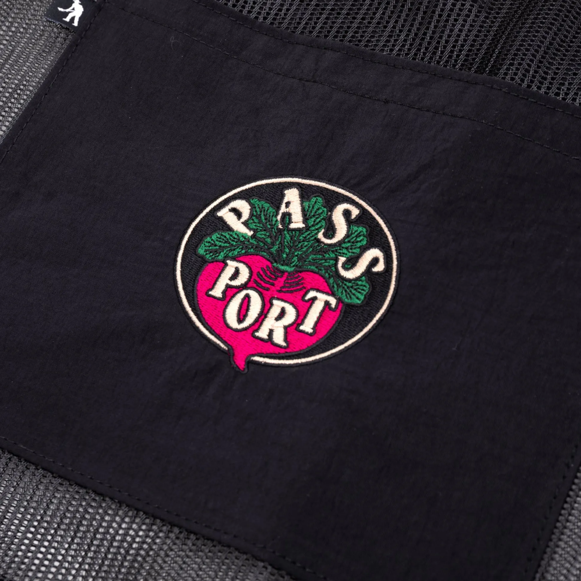 Pass~Port Radish RPET Mesh Tote Bag - Black