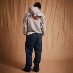 Pass~Port Red Flag Hoodie - Ash