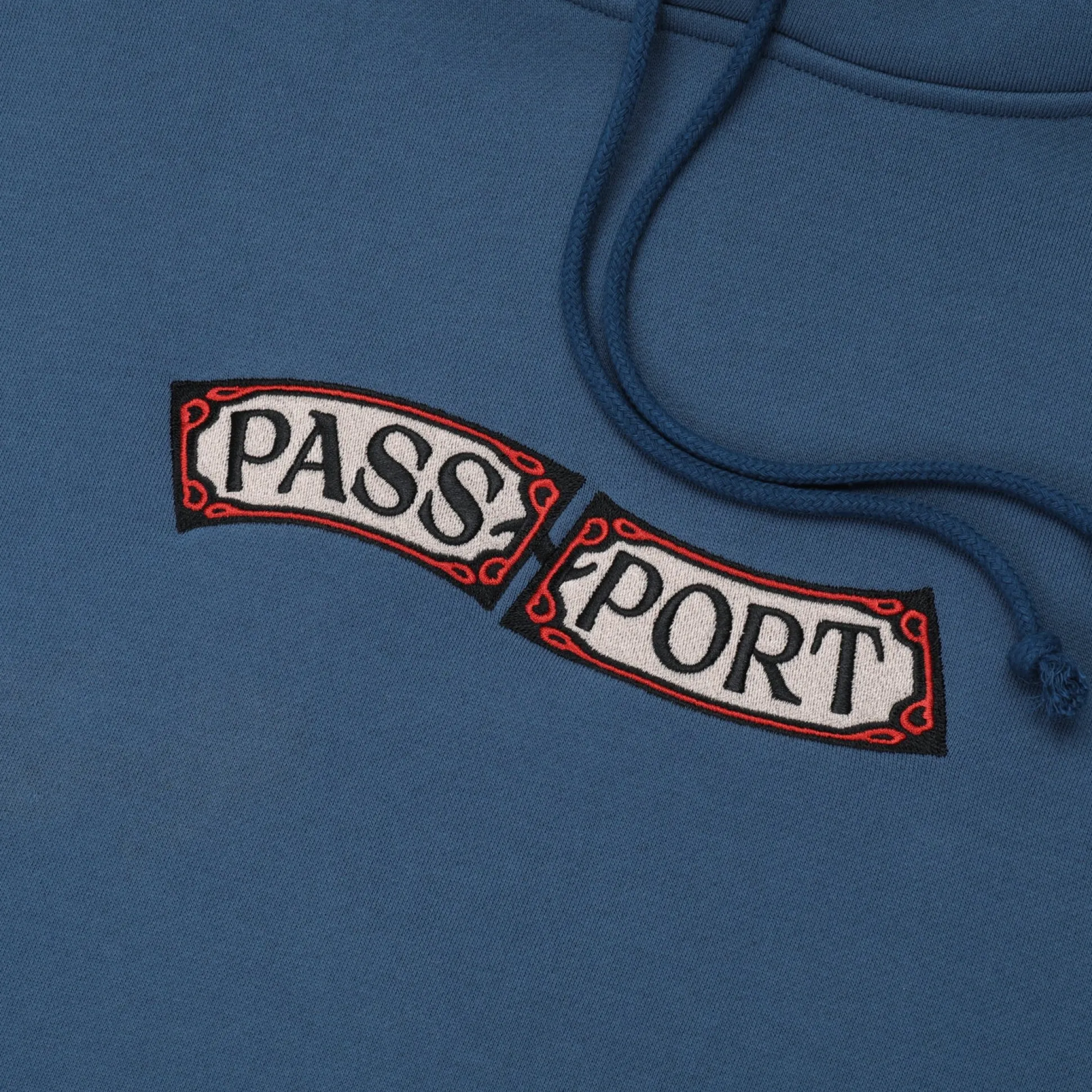 Pass~Port Red Flag Hoodie - Harbour Blue