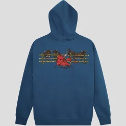 Pass~Port Red Flag Hoodie - Harbour Blue