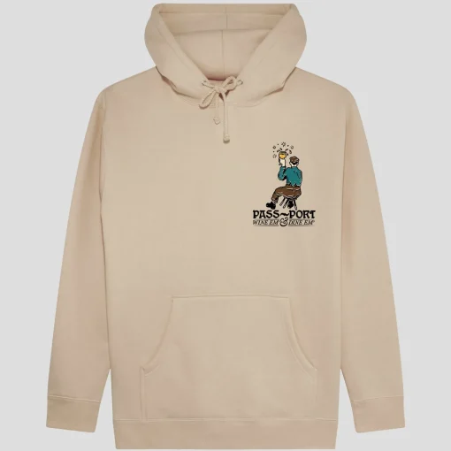 Pass~Port Wine Em' Hoodie - Sand