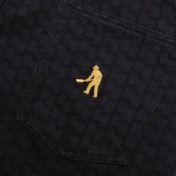 Pass~Port Workers Club Denim Jean - Drain Laser Etched Black