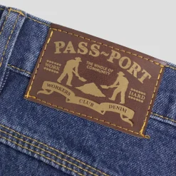 Pass~Port Workers Club Denim Jean - Washed Dark Indigo