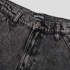 Pass~Port Workers Club Denim Jean - Grey Over-Dye