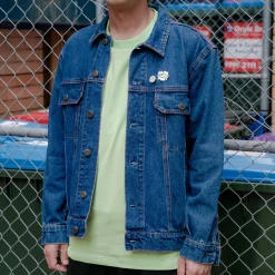 Pass~Port Workers Club Trucker Jacket - Washed Dark Indigo