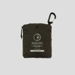 Polar Skate Co. Packable Anorak Jacket - Dirty Black